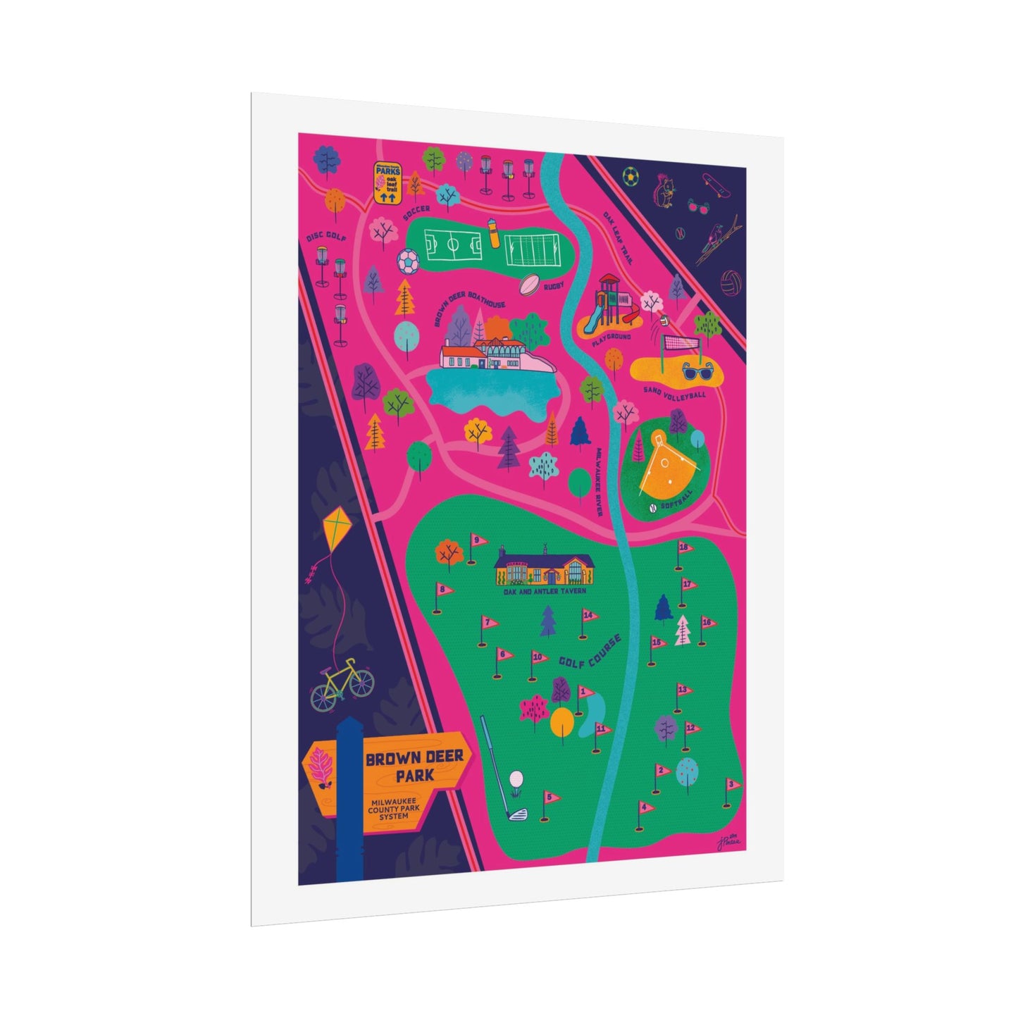 Brown Deer Poster