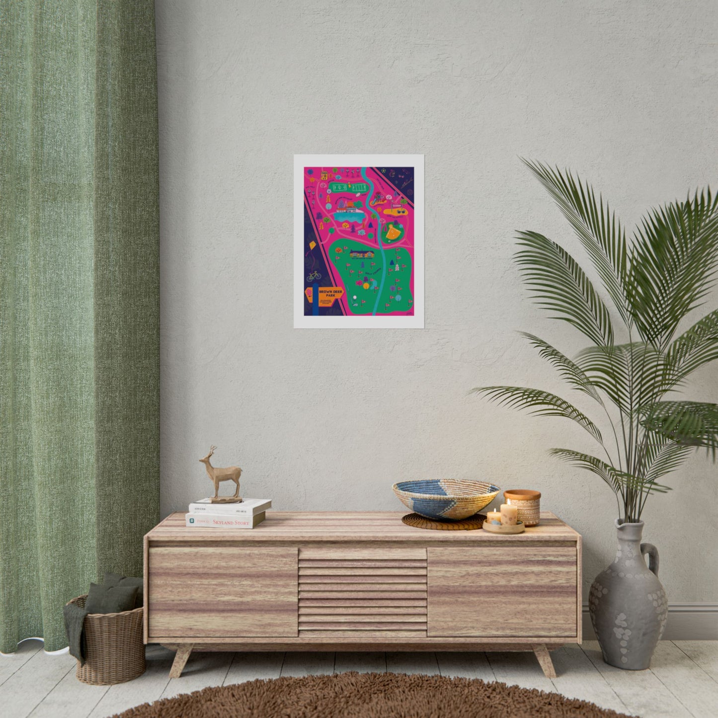 Brown Deer Poster