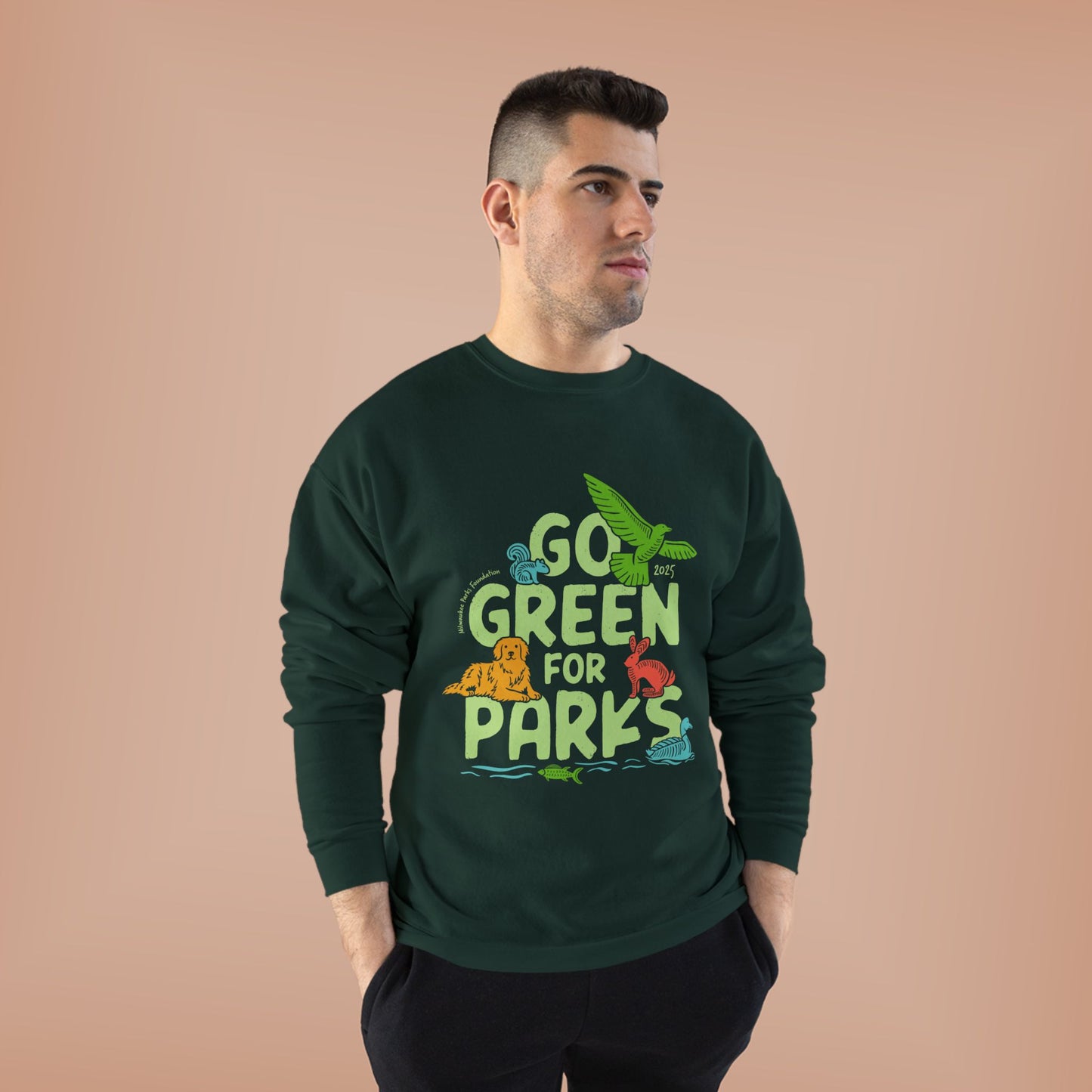 2025 Go Green for Parks Crewneck