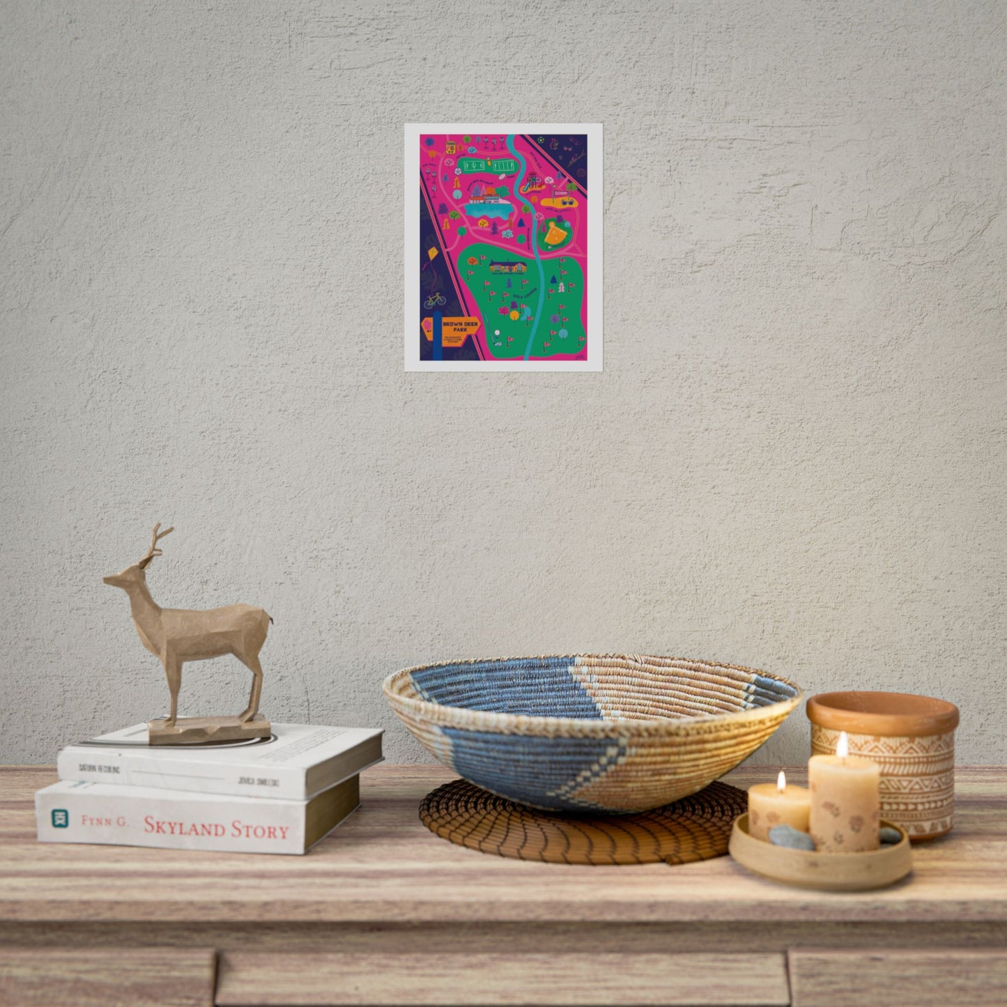 Brown Deer Poster