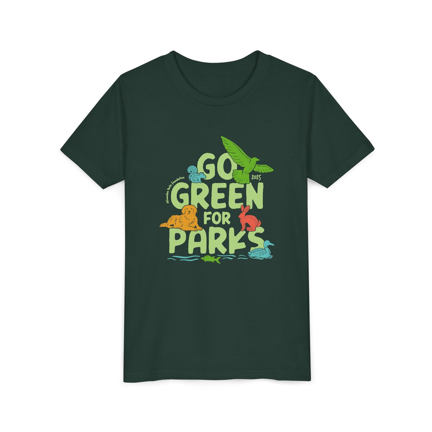 2025 Go Green for Parks Youth Shirt