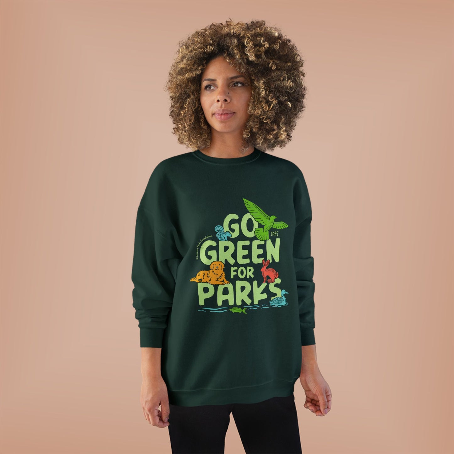 2025 Go Green for Parks Crewneck