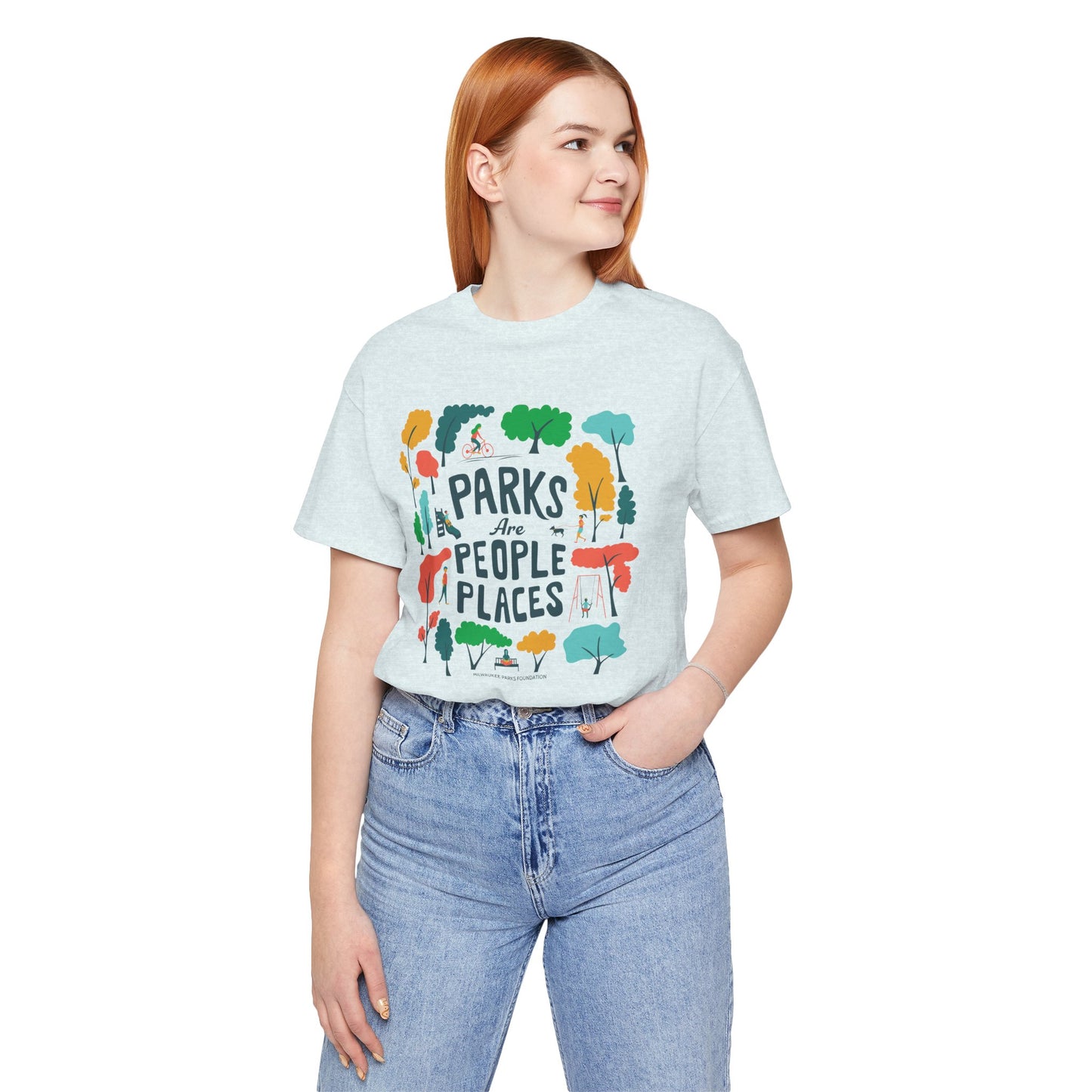 Parks Are People Places Short Sleeve Tee - Unisex Nature Graphic T-Shirt