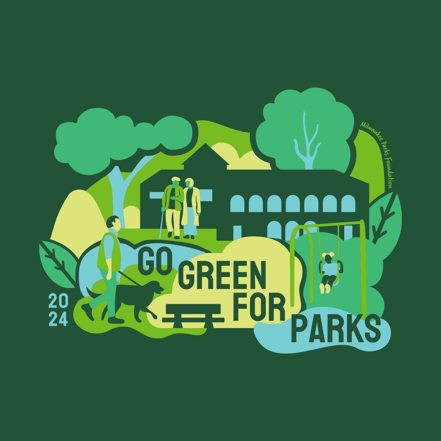 Youth Go Green for Parks 2024 t-shirt