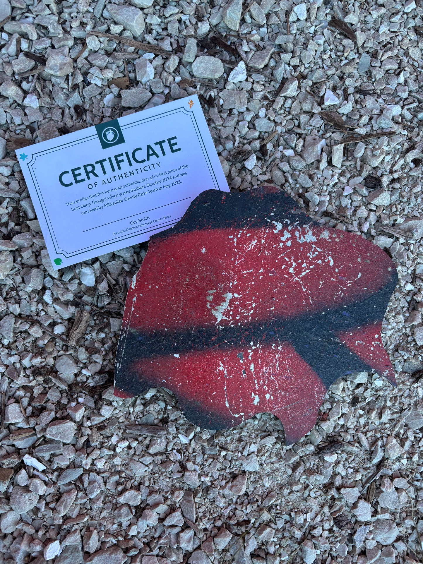 Large Deep Thought Boat Piece