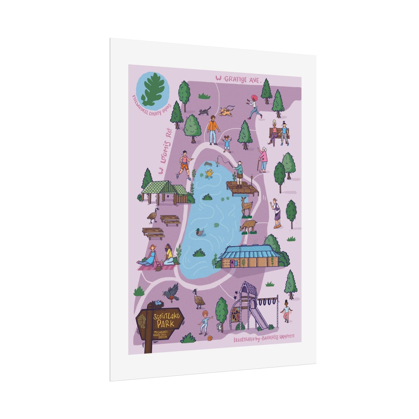 Scout Lake Park Poster