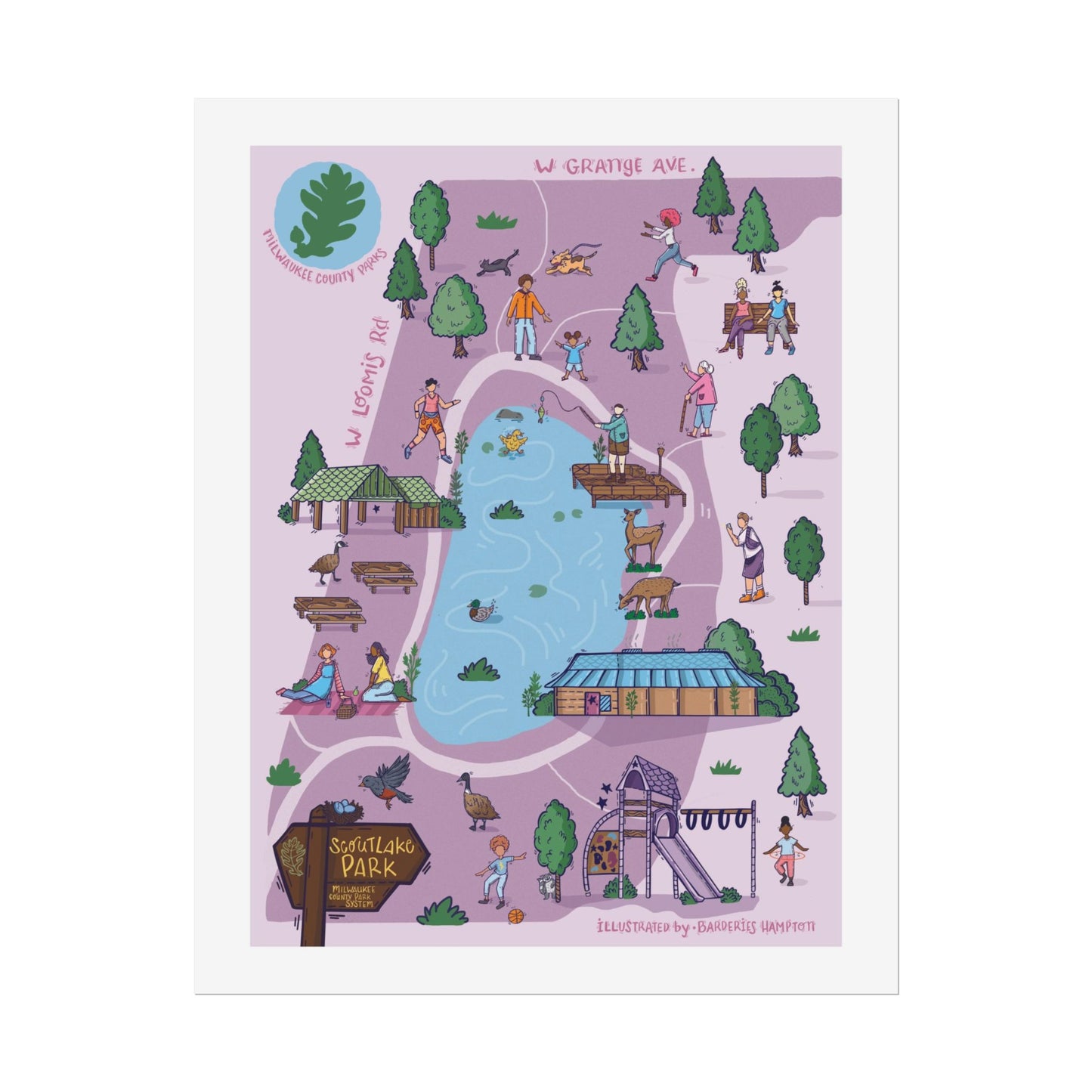 Scout Lake Park Poster