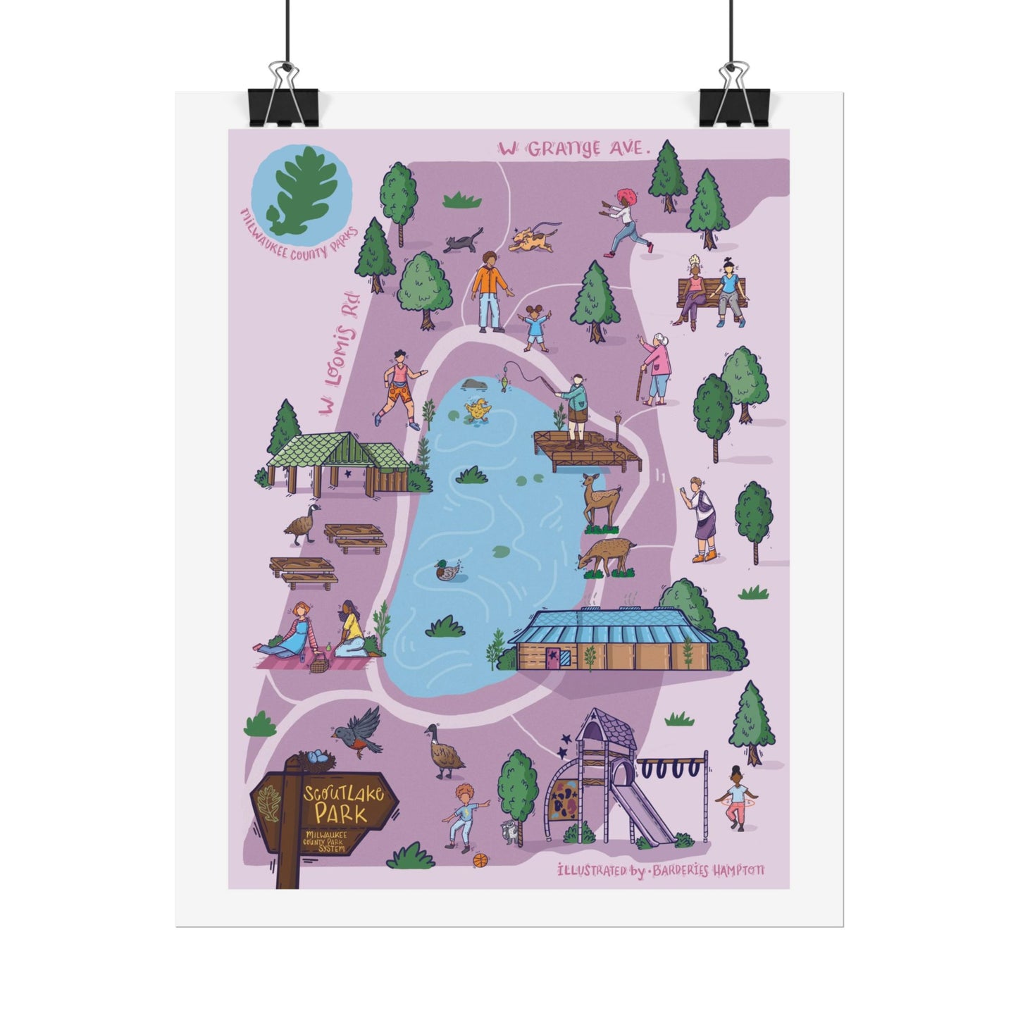 Scout Lake Park Poster