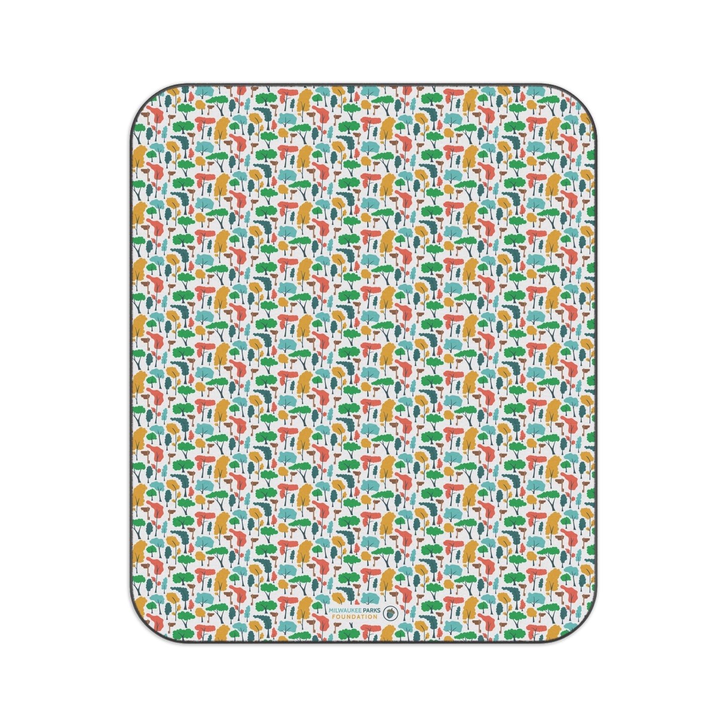 Outdoor Picnic Blanket - Colorful Nature Pattern