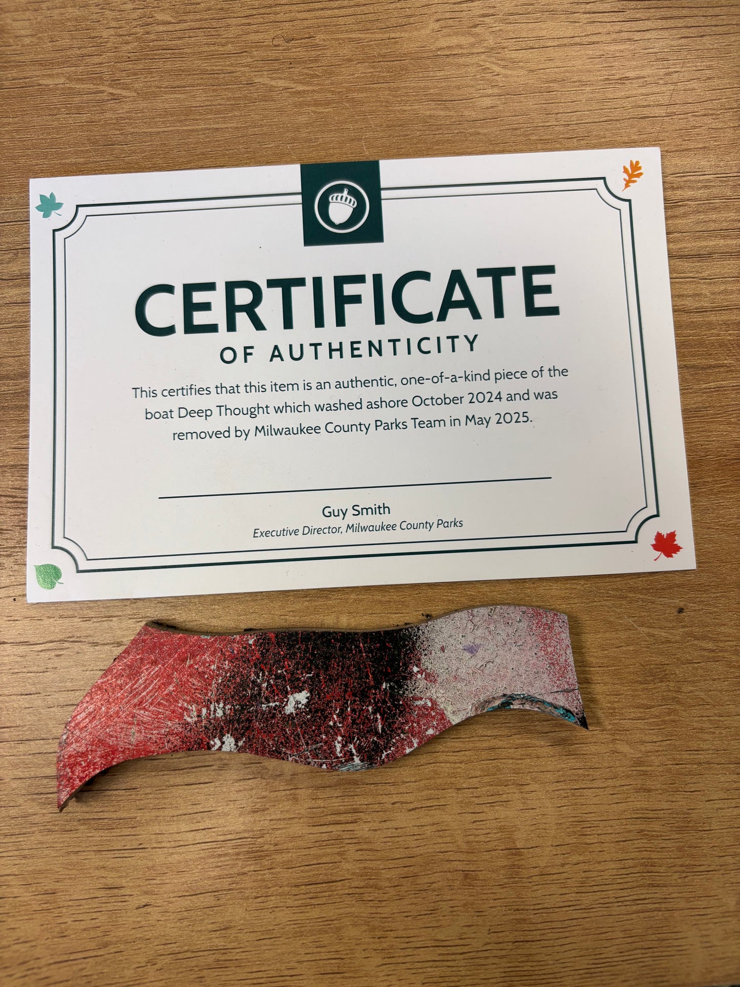 Medium Deep Thought Boat Piece